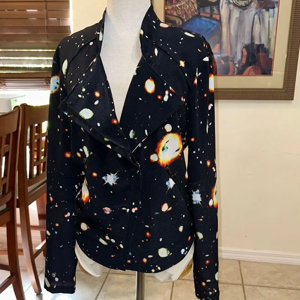 NWT MADE for IMPULSE Galaxy Print Jacket Size XL